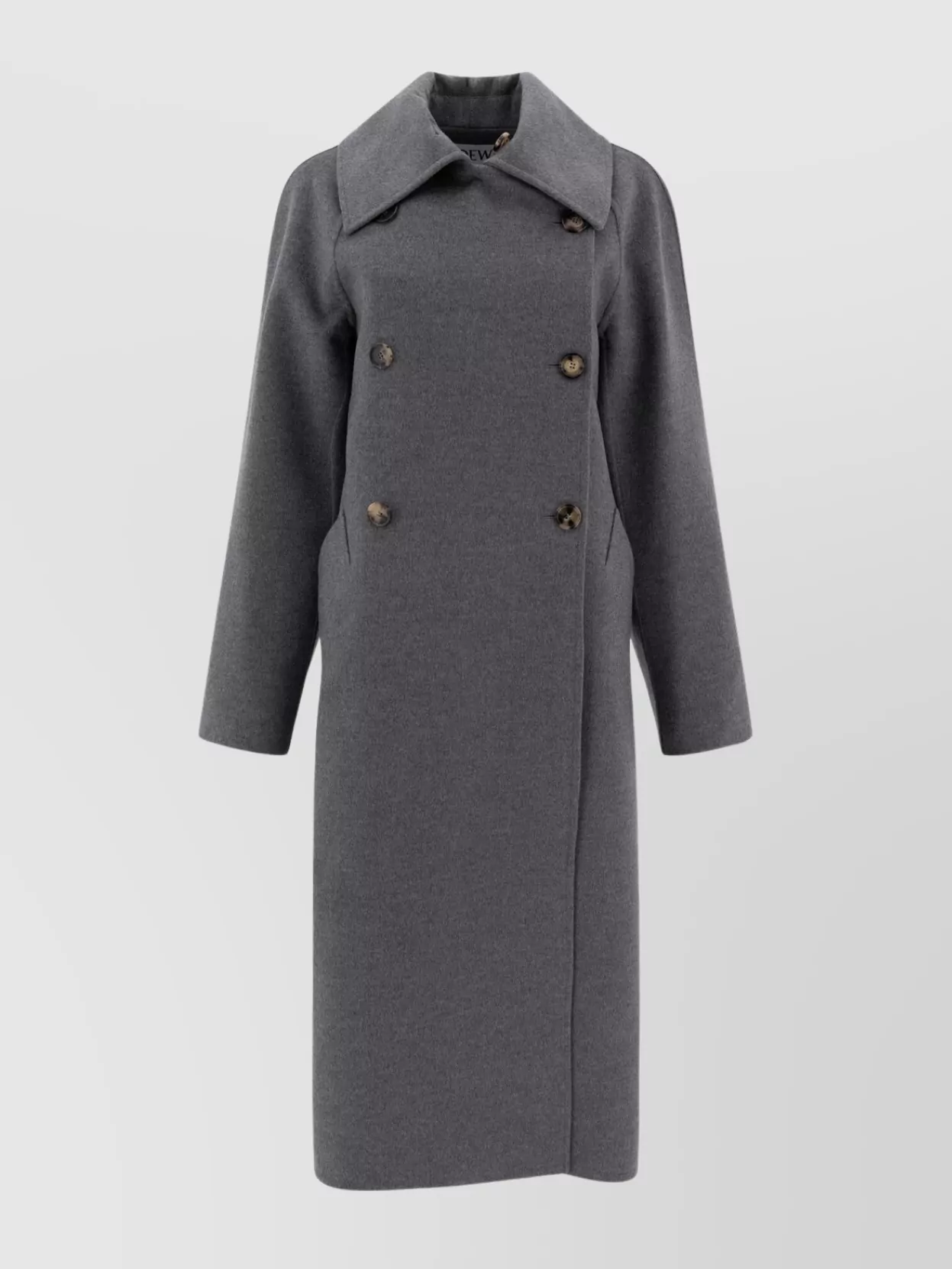 Loewe Cashmere Wool Double-breasted Outerwear