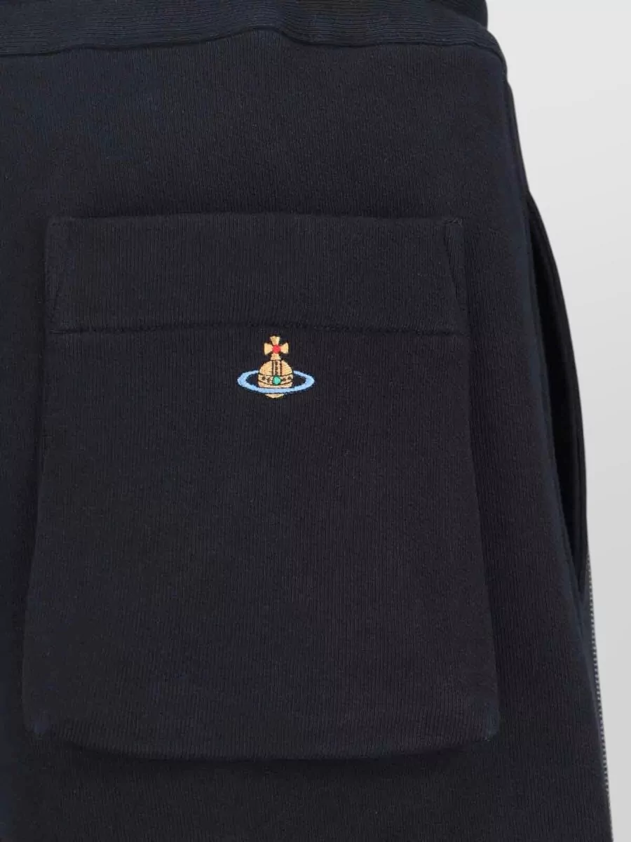 Vivienne Westwood Straight Leg Trousers Ribbed Texture Side Pocket