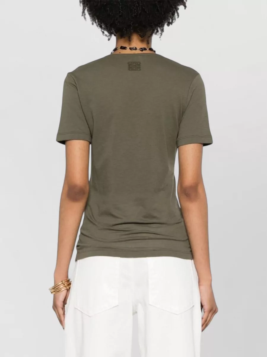 Loewe Paula's Ibiza V-Neck Knot-Detail T-Shirt