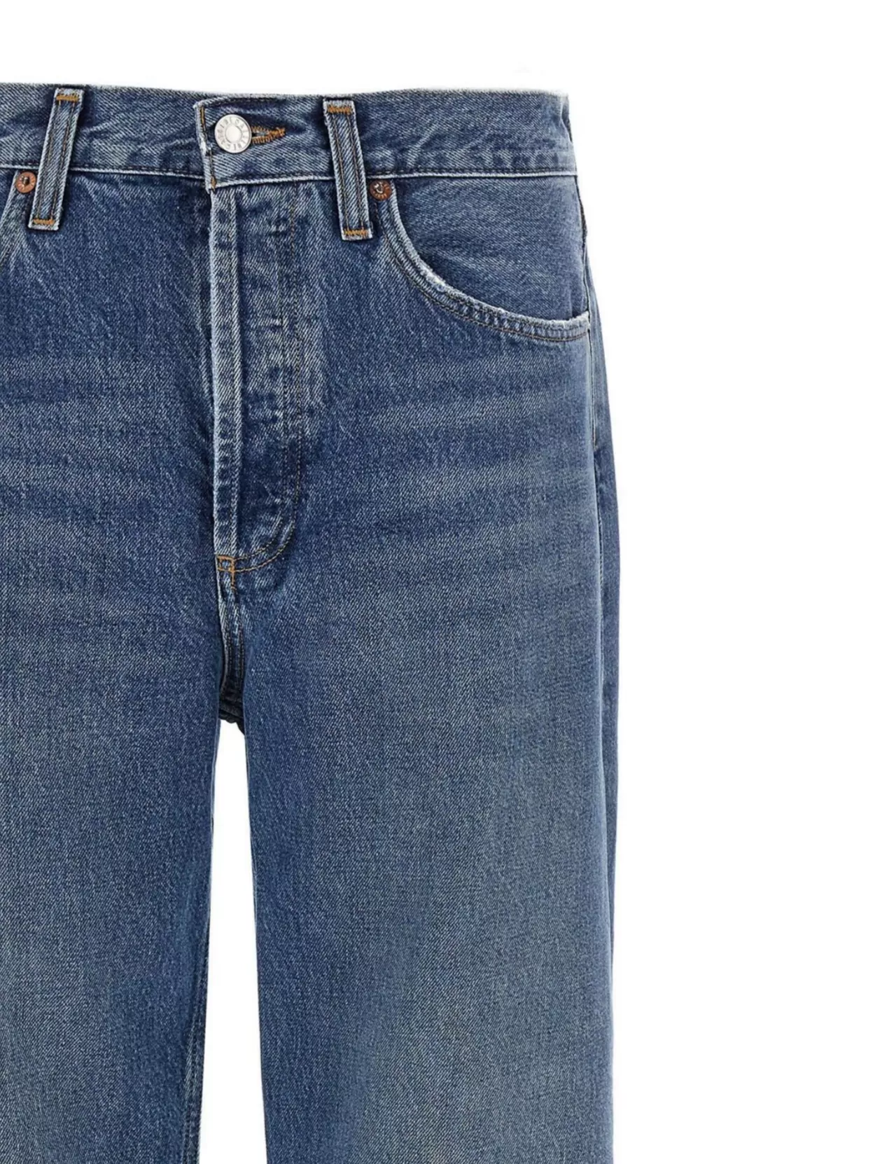 Agolde 'Kelly' Jeans With Rivet Details