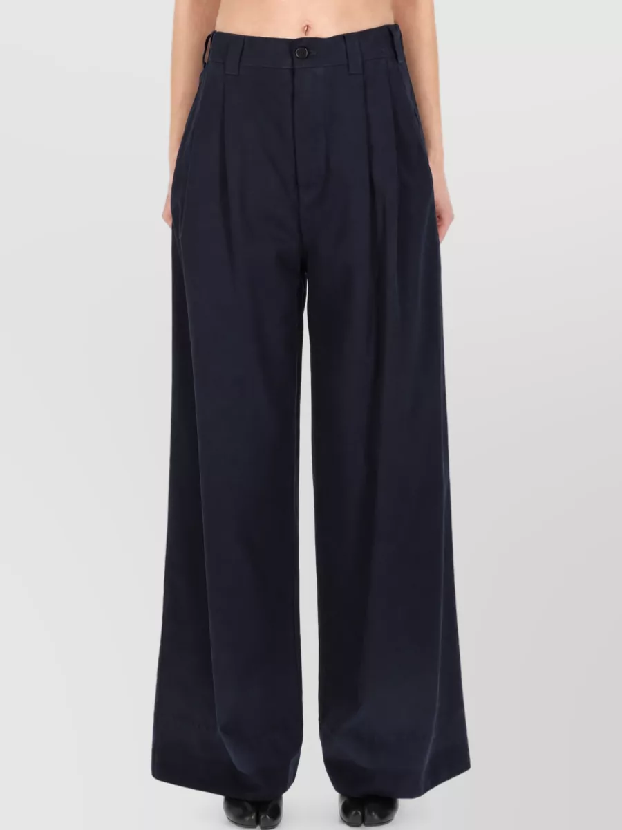 Maison Margiela Wide-leg chino trousers