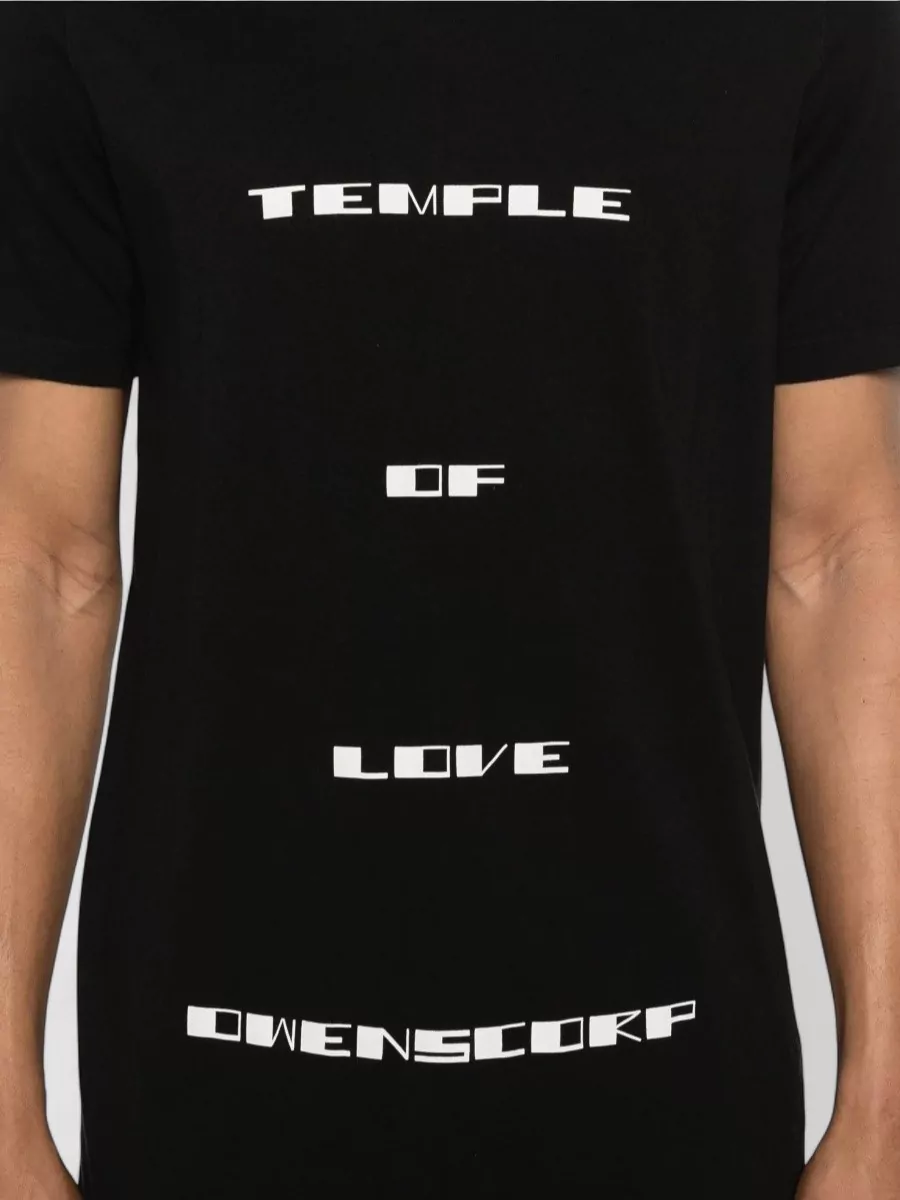 Rick Owens Drkshdw Cotton Printed Short-Sleeve T-Shirt