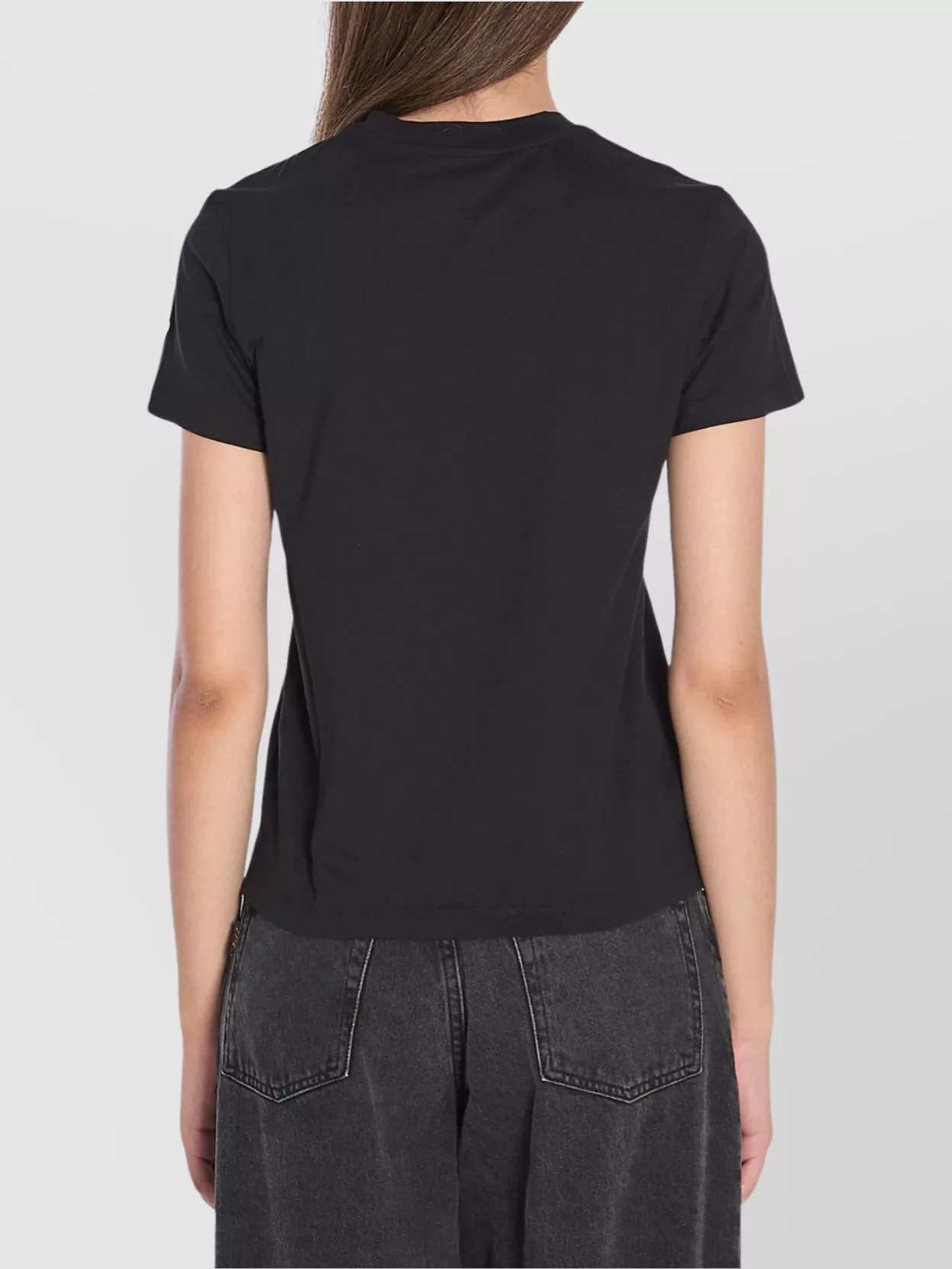 Moncler Logo Patch Detail Crew Neck T-Shirt
