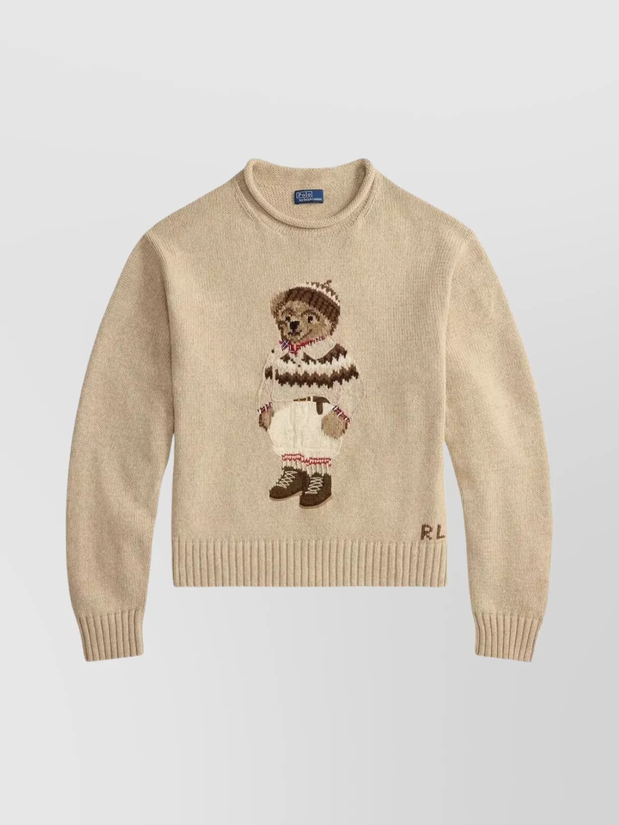 Polo Ralph Lauren Bear Graphic Roll Neck Sweater
