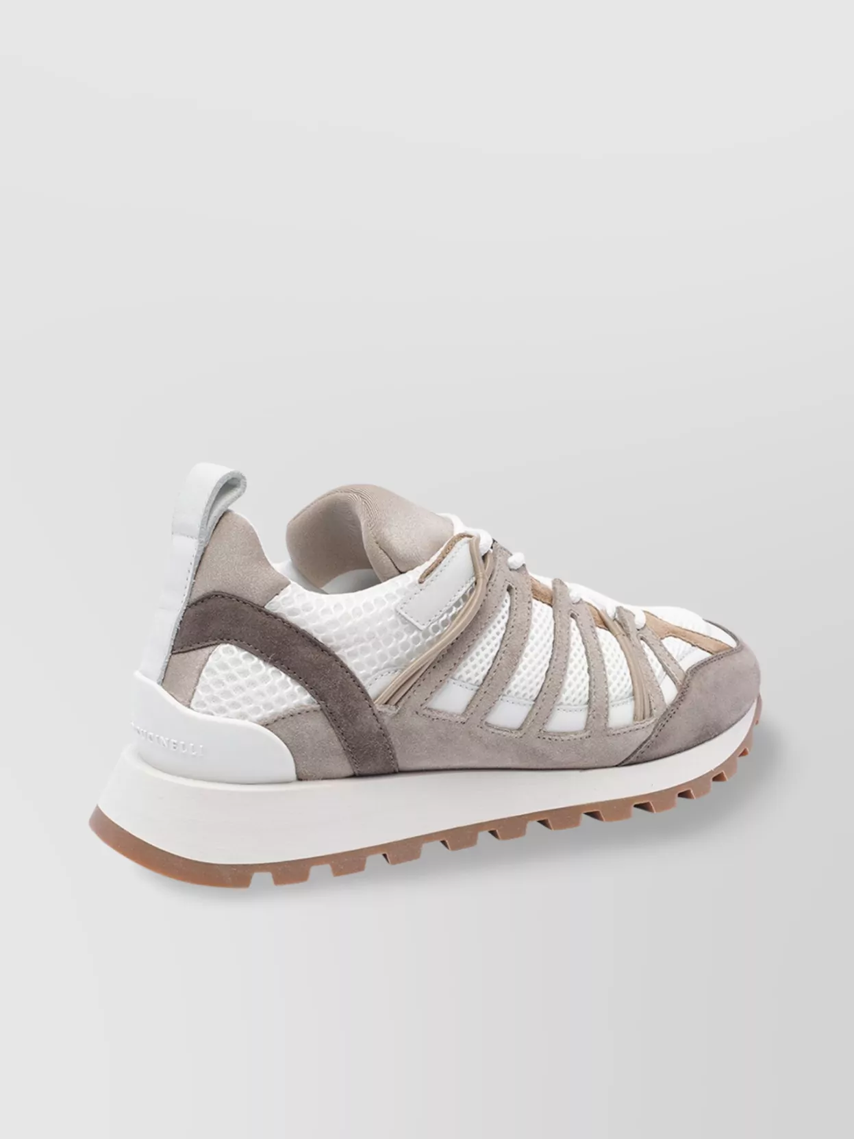 Brunello Cucinelli Low Top Sneakers Mesh Panels