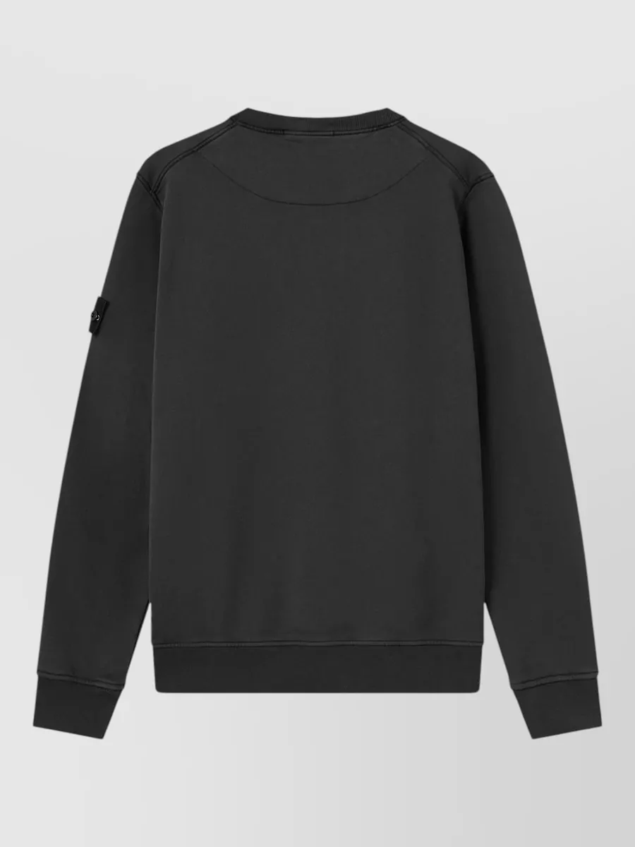 Stone Island Ribbed Cotton Sweatshirt