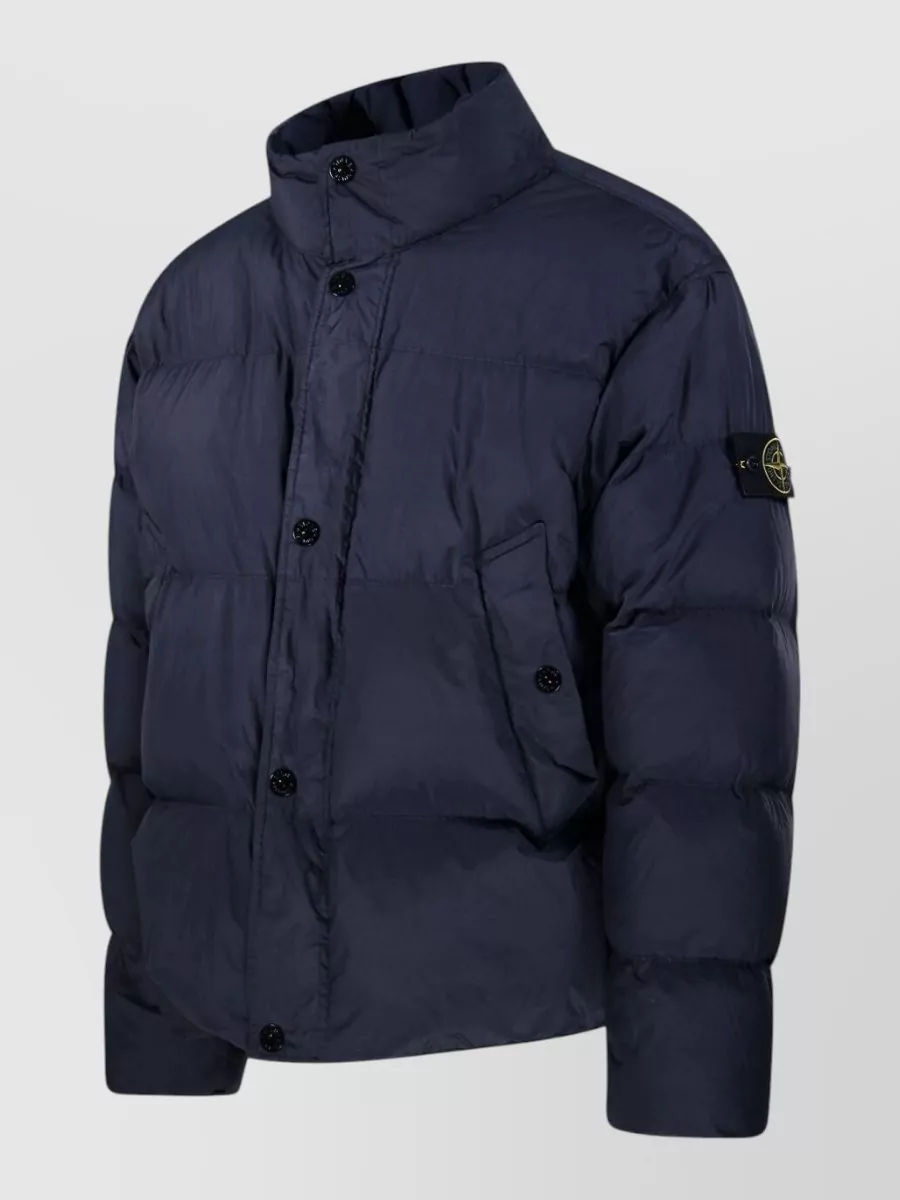 Stone Island Quilted High-Neck Puffer Jacket