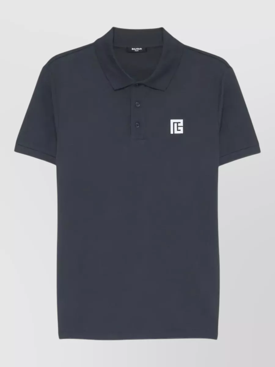Balmain short-sleeve polo shirt