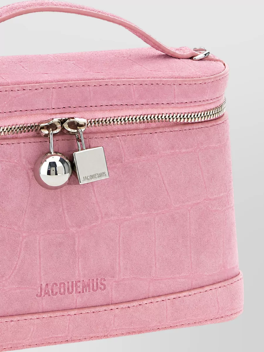 Jacquemus Le Petit Vanity Leather Clutch Bag