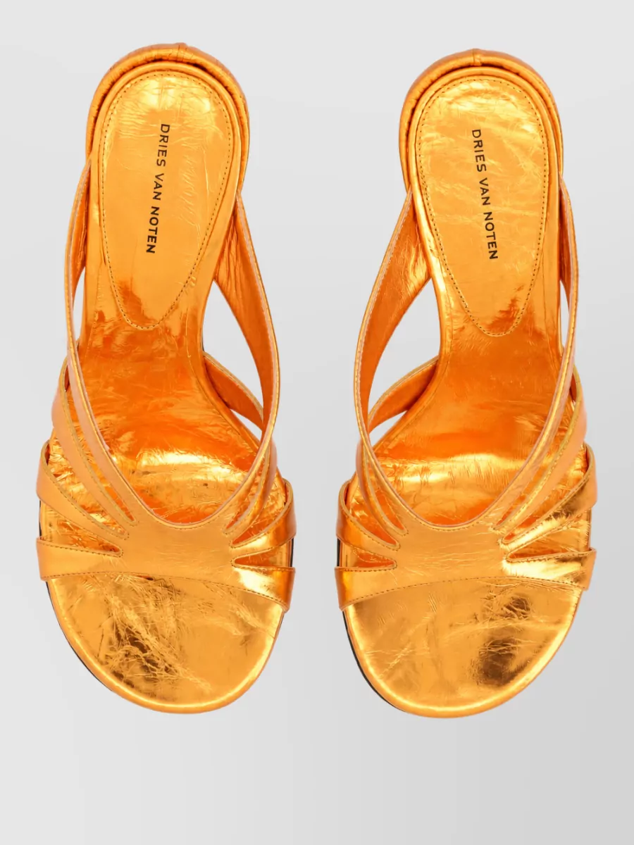 Dries Van Noten Leather Mules