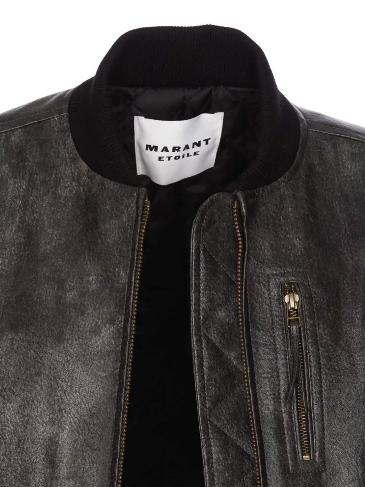 Isabel Marant Étoile Crisley Bomber Jacket In Brown
