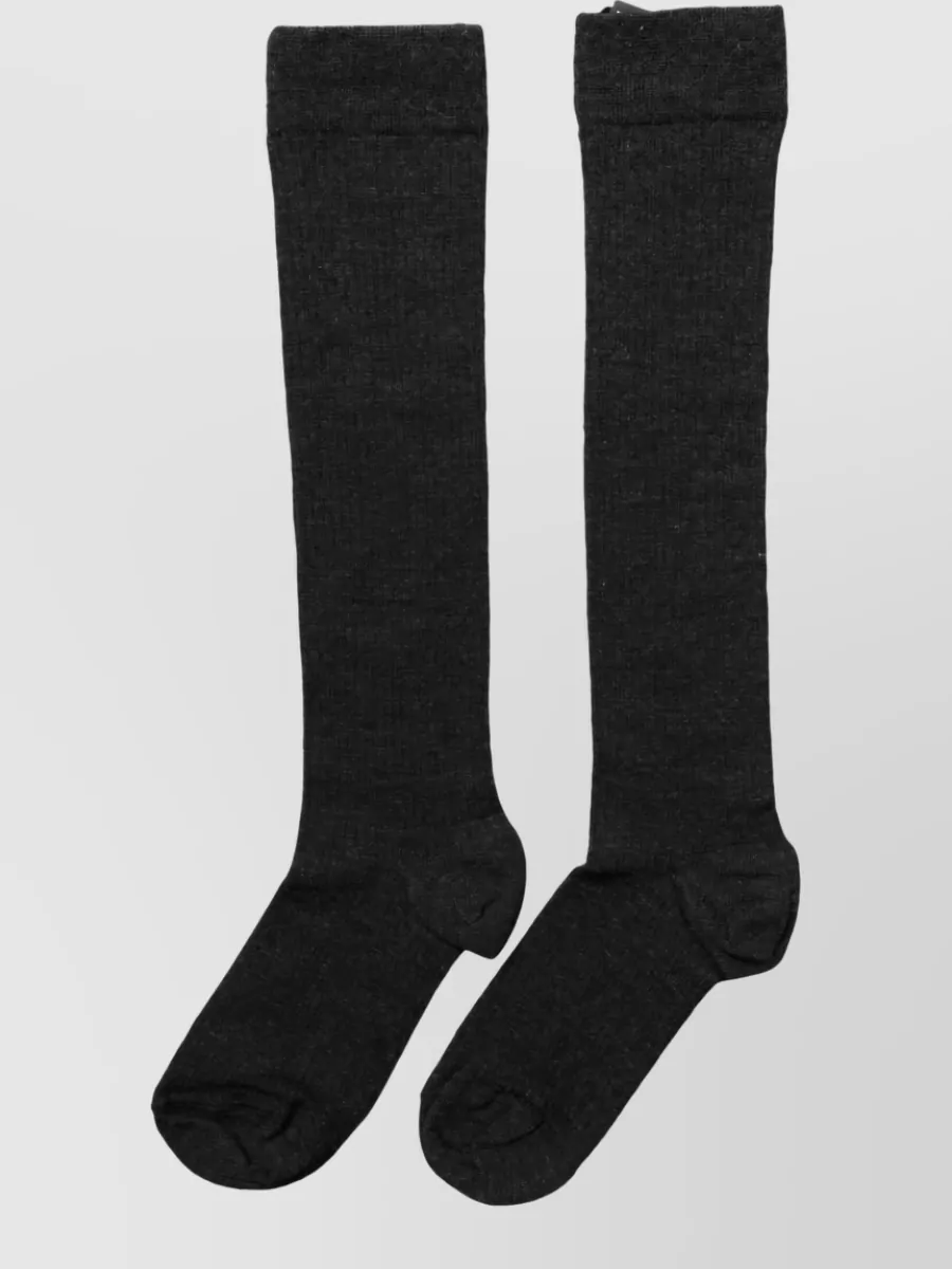 Dolce&Gabbana wool knit calf-length socks