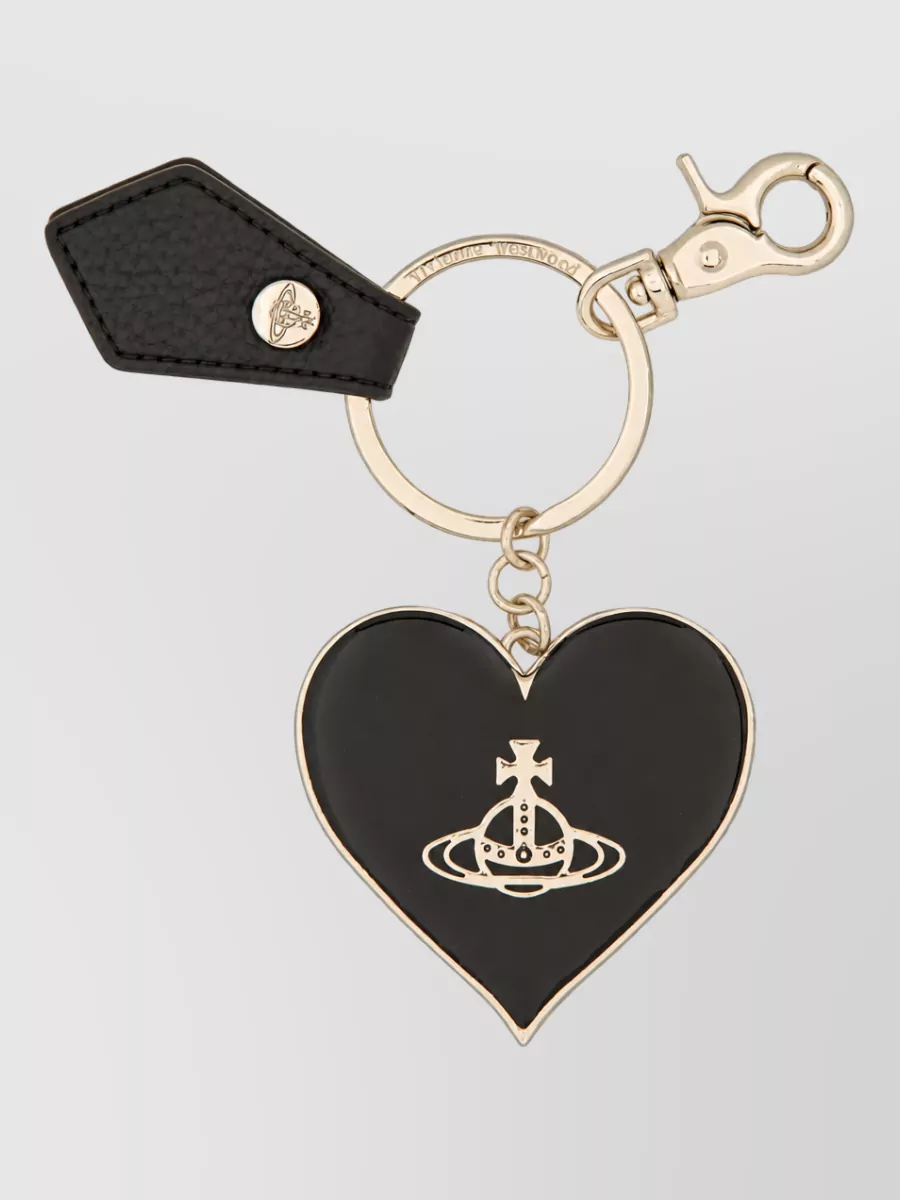 Vivienne Westwood Heart Mirror Metal Keyring Accessory