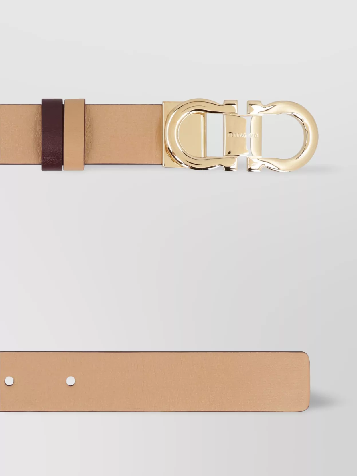 Ferragamo Reversible Leather Belt Gancini