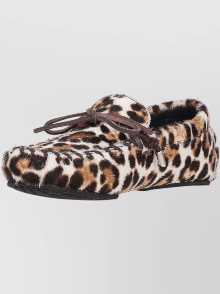 Paul Smith Leopard-Print Leather Loafers