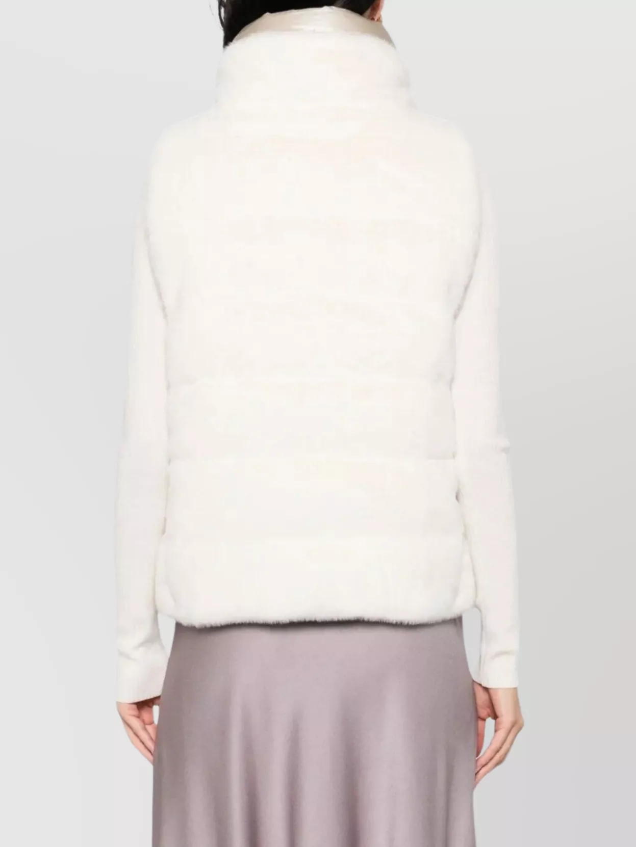 Herno Sleeveless Padded High Collar Jacket