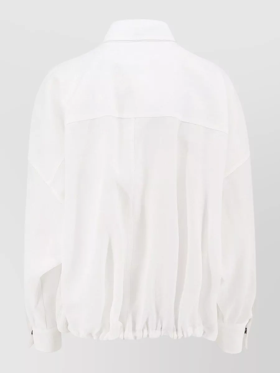 Brunello Cucinelli Cotton Long-Sleeve Shirt Jacket