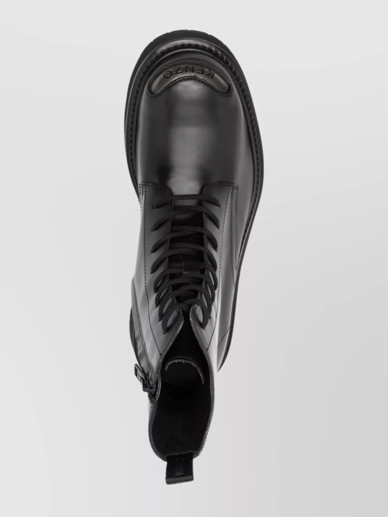 Kenzo Stylish Lace-Up Ankle Boots With Pull Tab