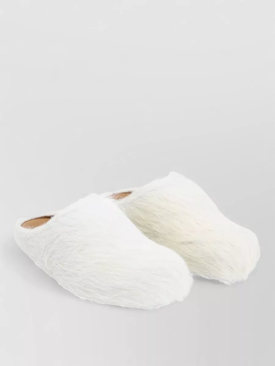 Marni Calf Hair Slippers