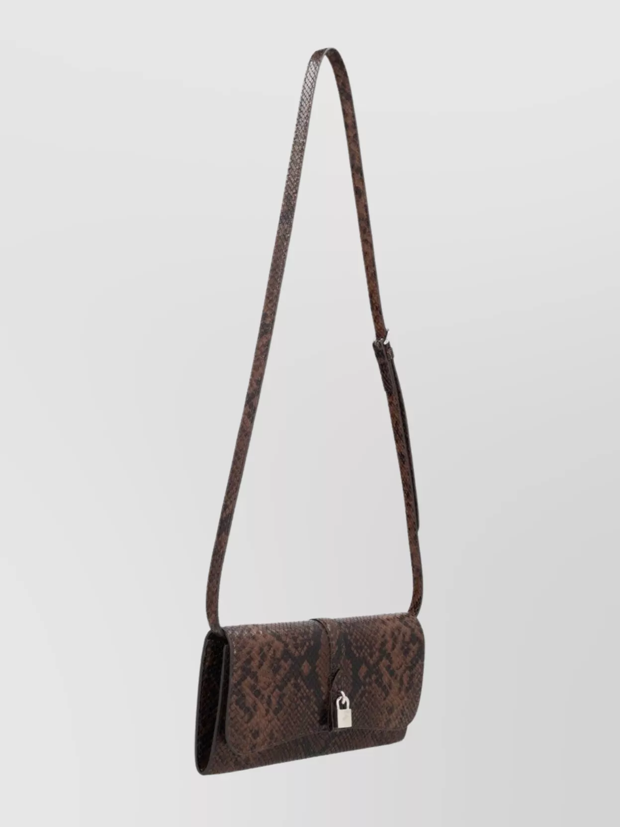 Stella Mccartney Rectangular Textured Shoulder Bag Lock In Multi