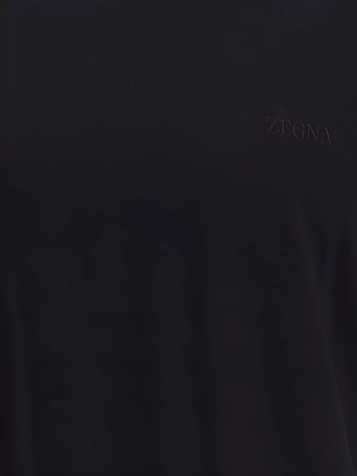 Shop Zegna Logoed T-shirt With Ribbed Crew Neck