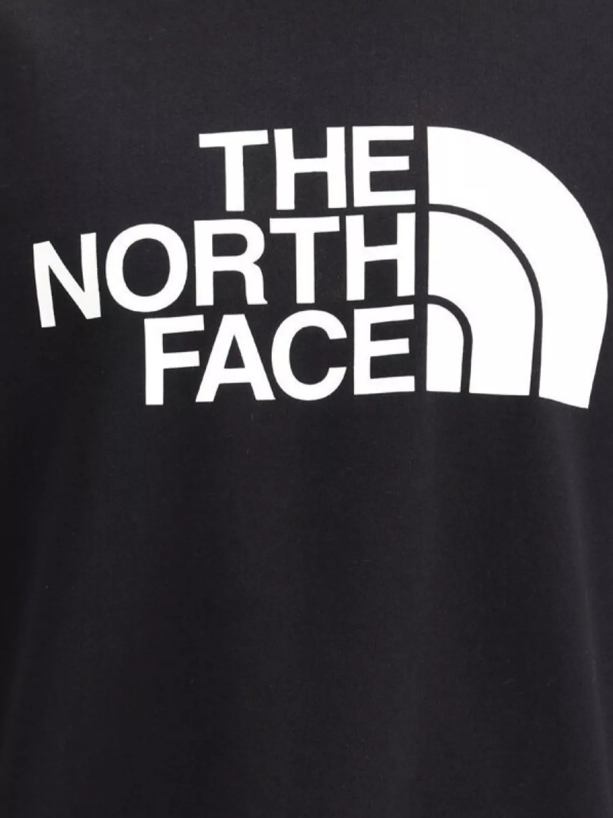 THE NORTH FACE COTTON GRAPHIC SWEATSHIRT RIBBED CUFFS 