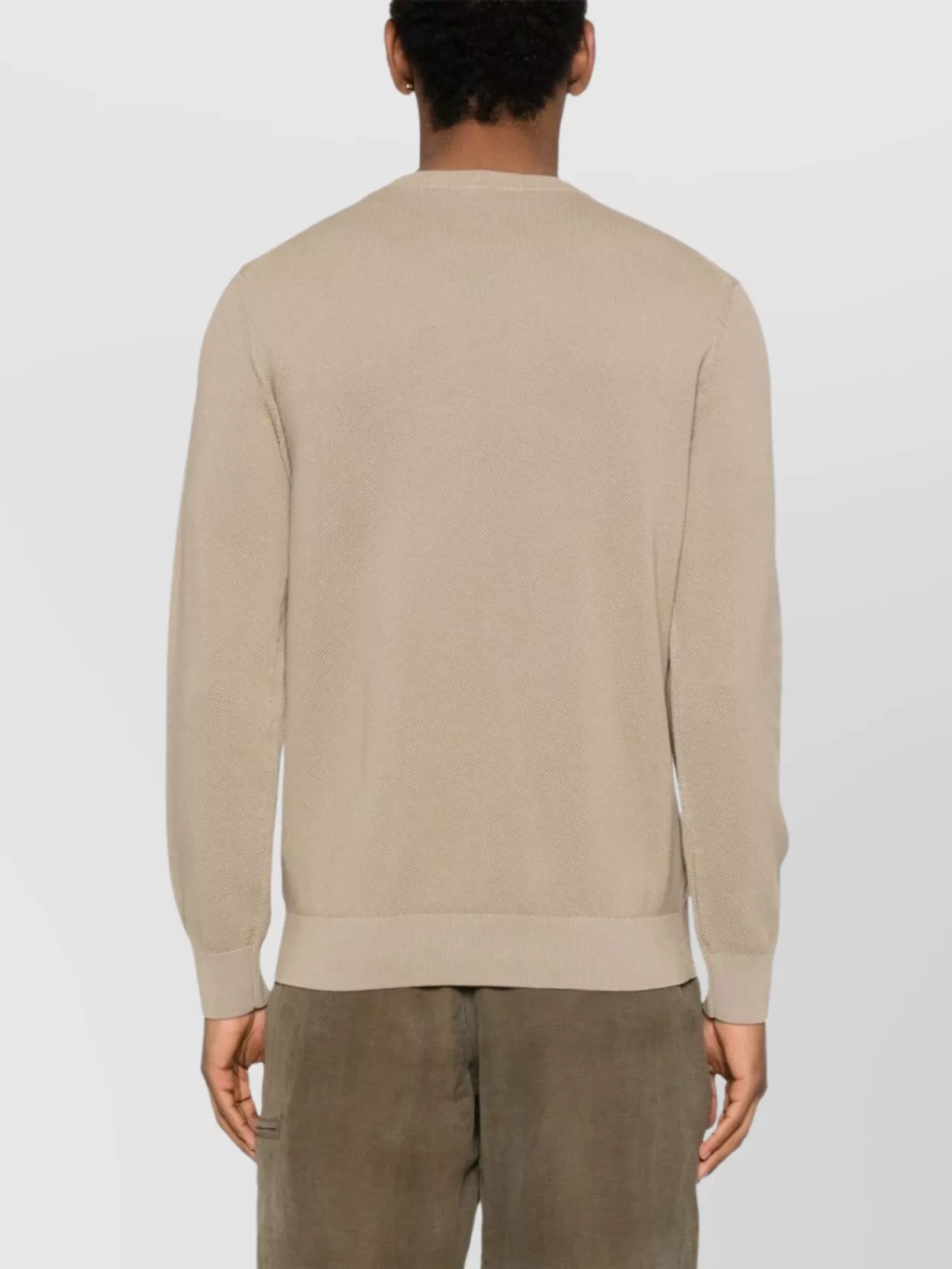 PAUL & SHARK TEXTURED CREW NECK SWEATER WITH LONG SLEEVES
