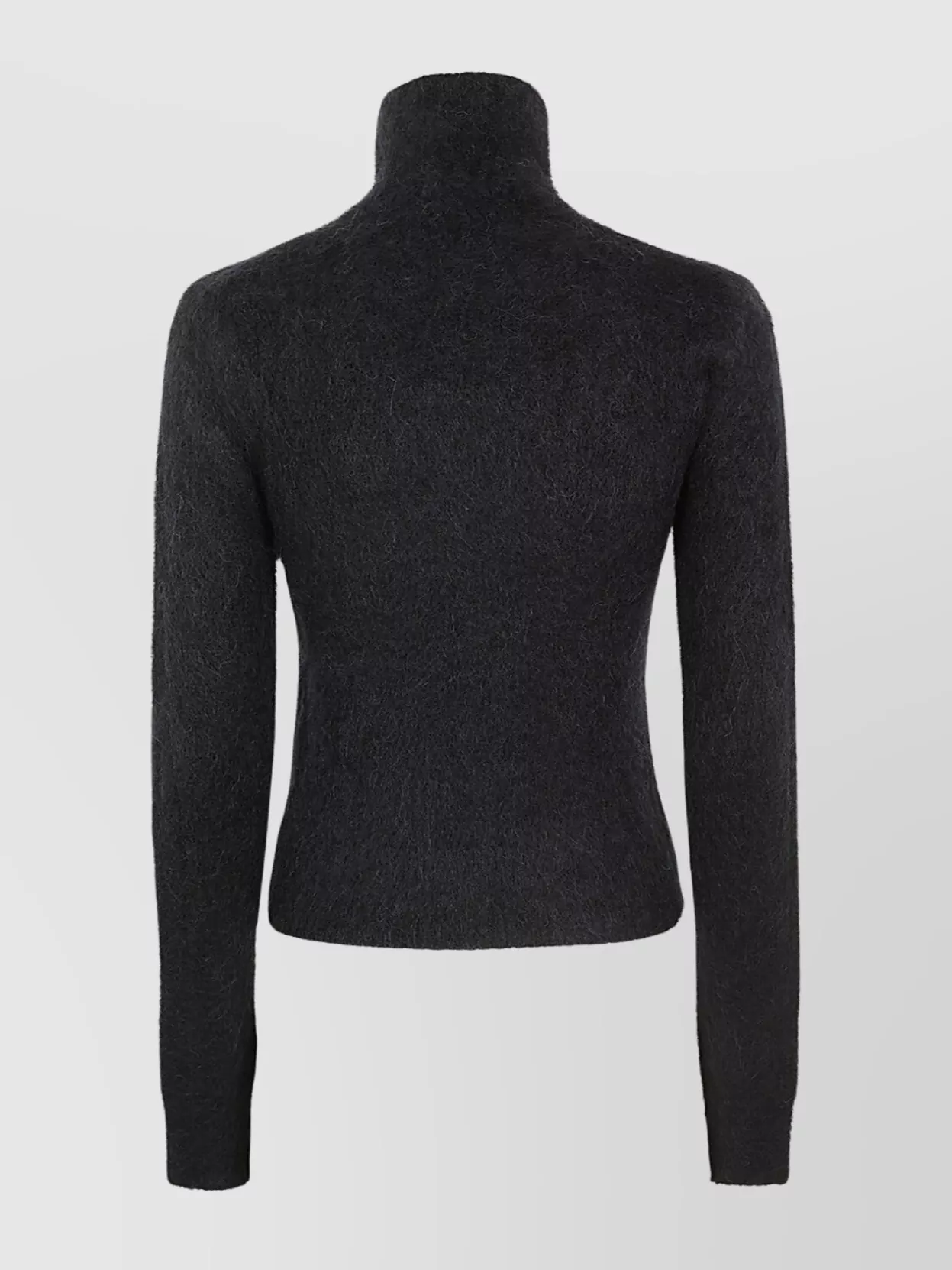 Ami Alexandre Mattiussi Ami Paris Slim Brushed Sweater Clothing In Black