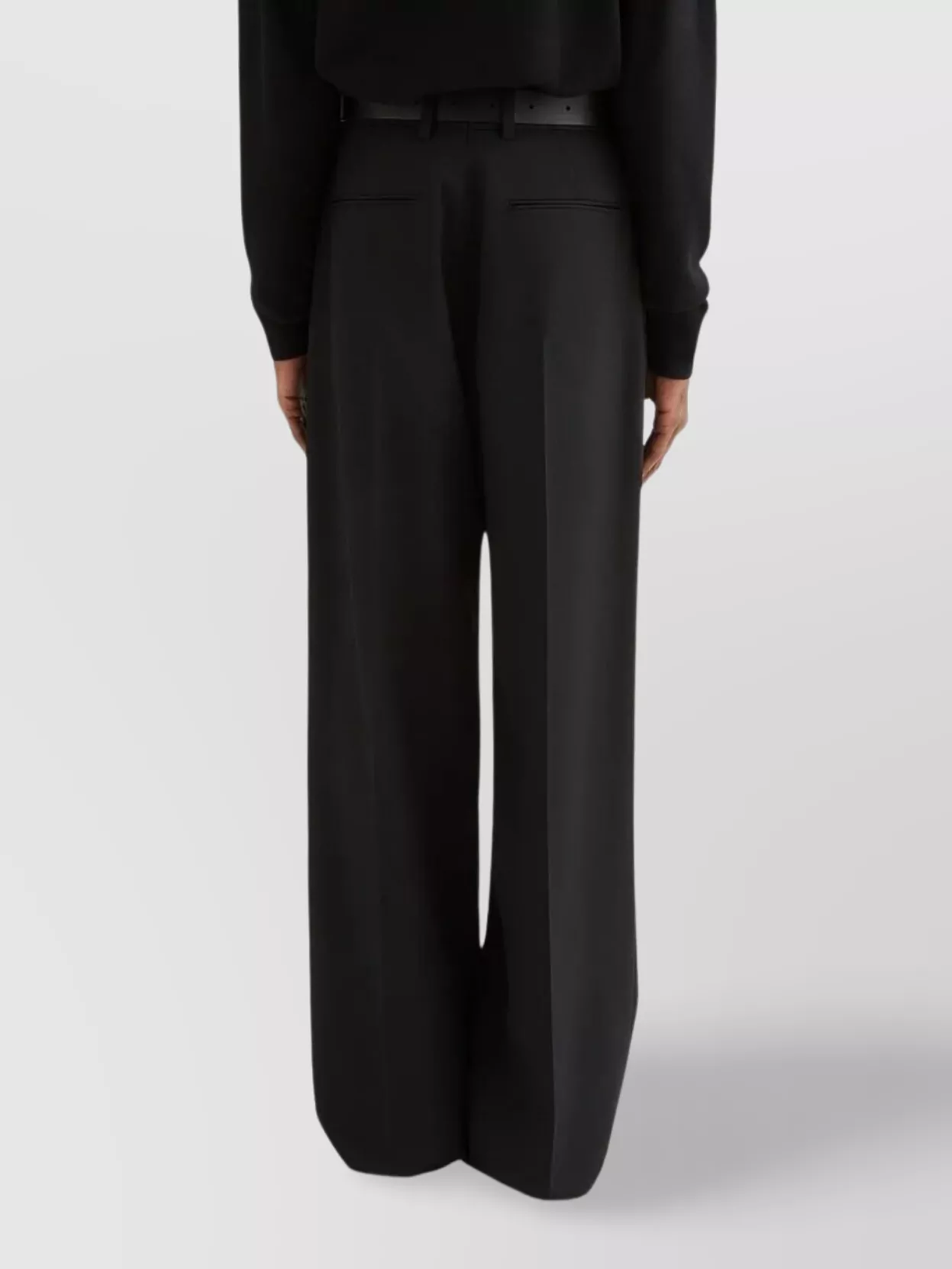 Jil Sander Wide Leg Trousers Front Pleats Design