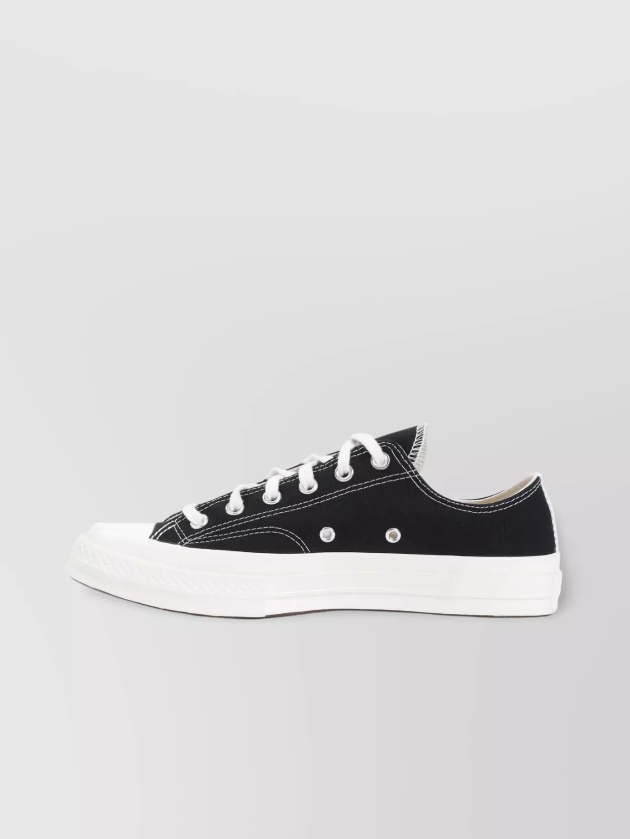 Comme Des Garçons Play Low Top Sneakers Rubber Sole
