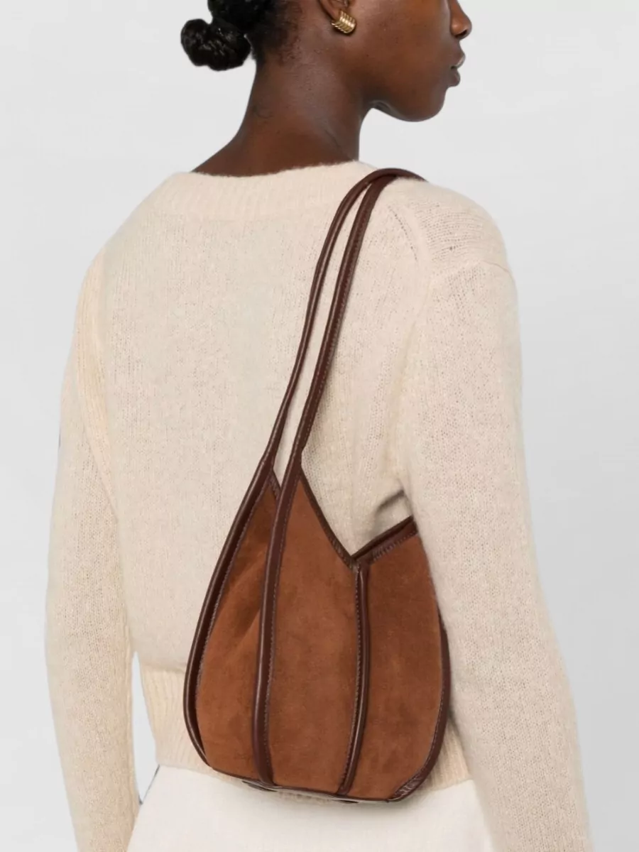 Hereu Leather Paneled Mini Bucket Bag