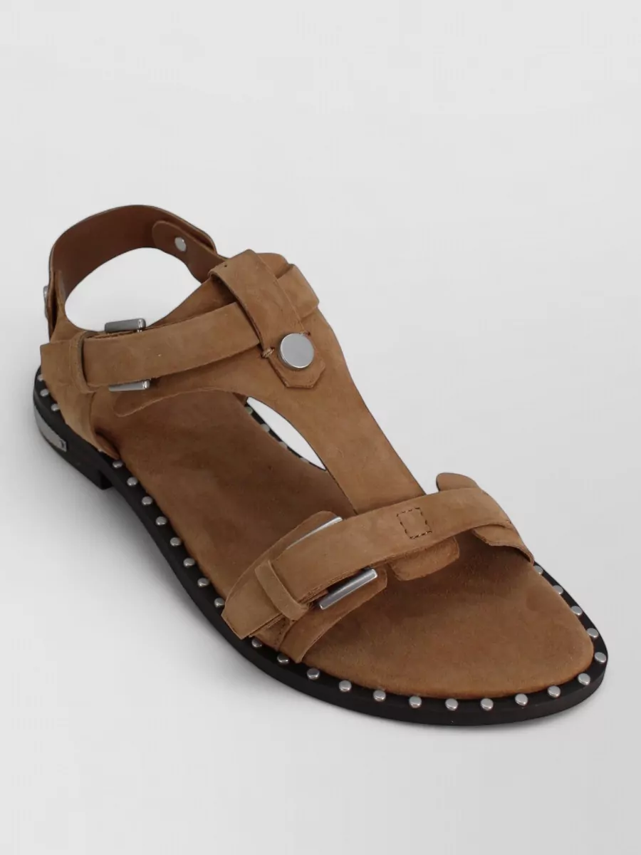 Ash Leather Sandals