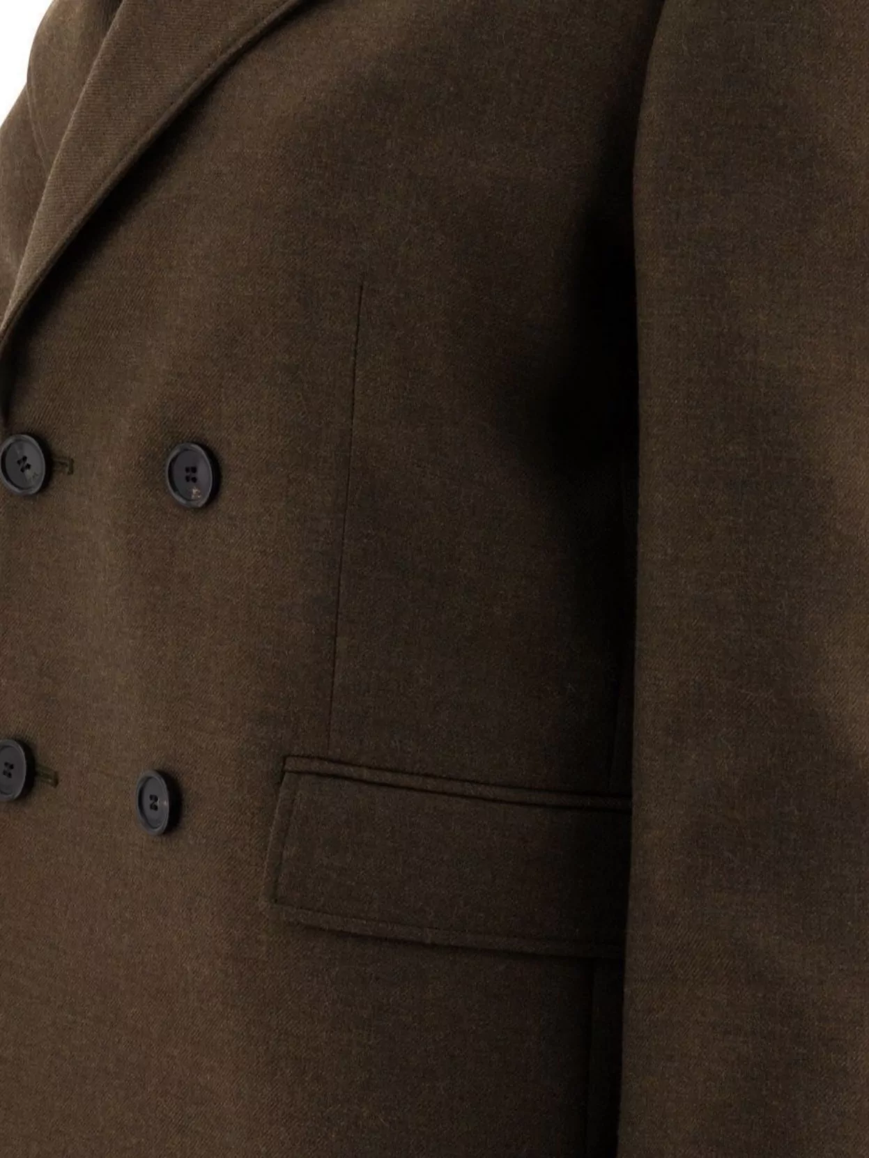 Loewe Double-Breasted Wool Blazer Notched Lapels