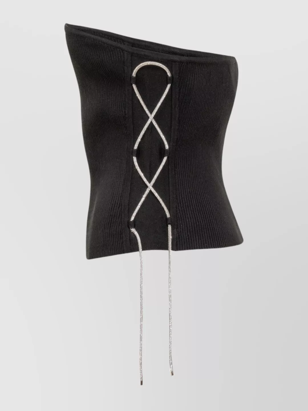 Giuseppe Di Morabito Crystal-embellished Bandeau Top In Black