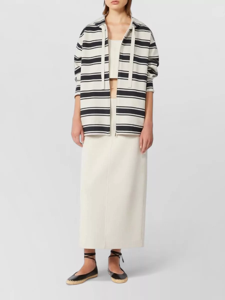 S Max Mara Striped Hoodie