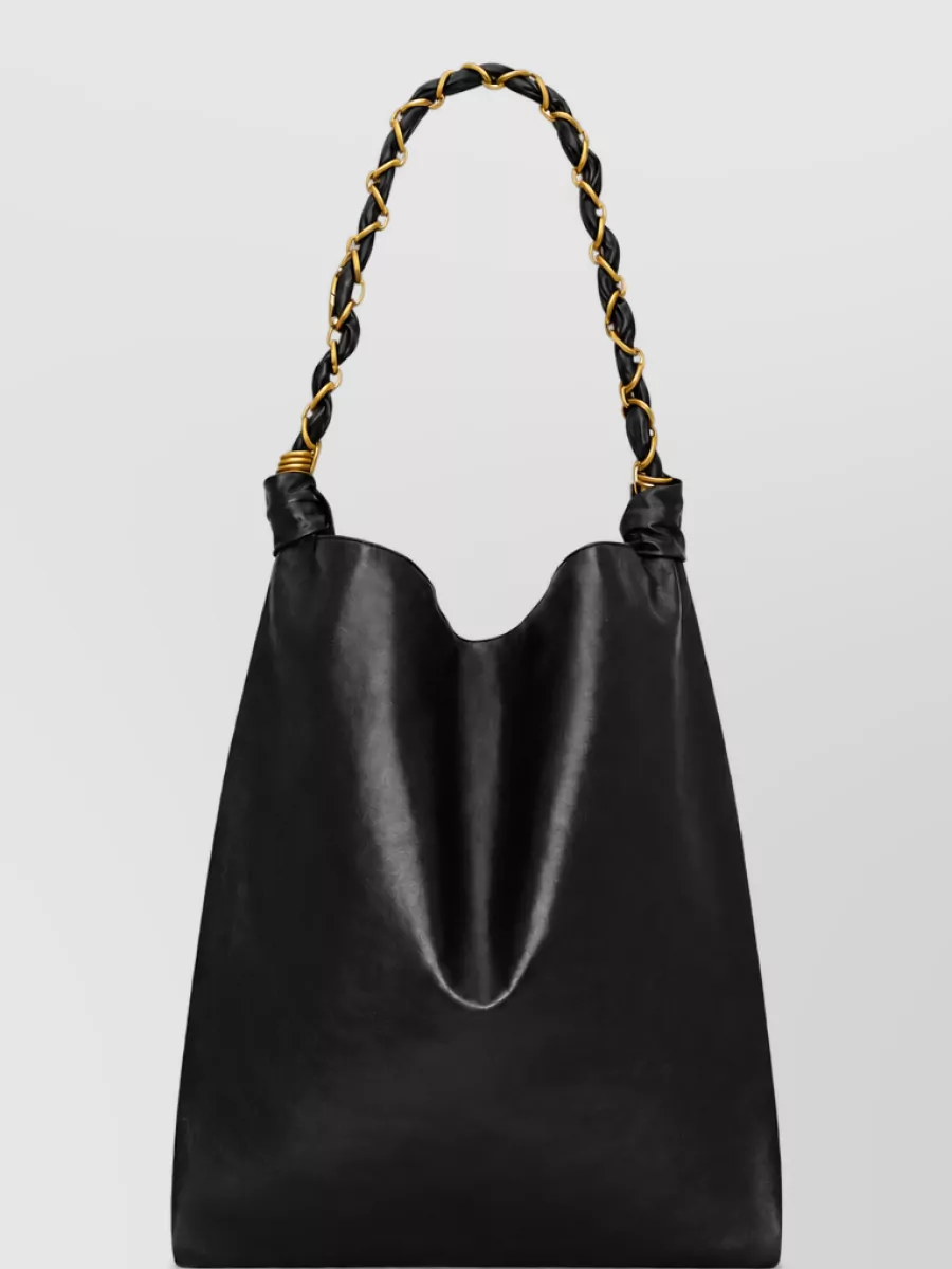 Saint Laurent Amalia Leather Shoulder Bag