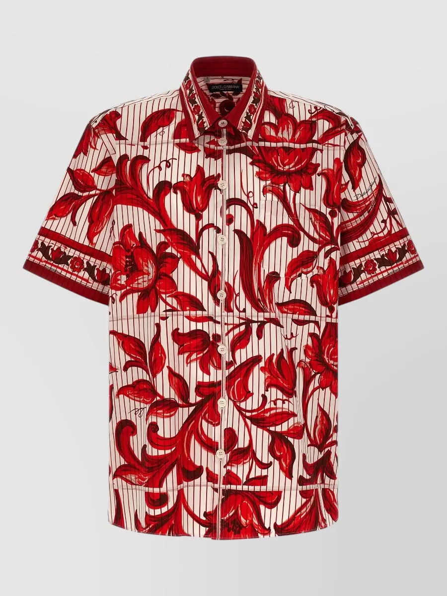Dolce&Gabbana printed short-sleeve shirt
