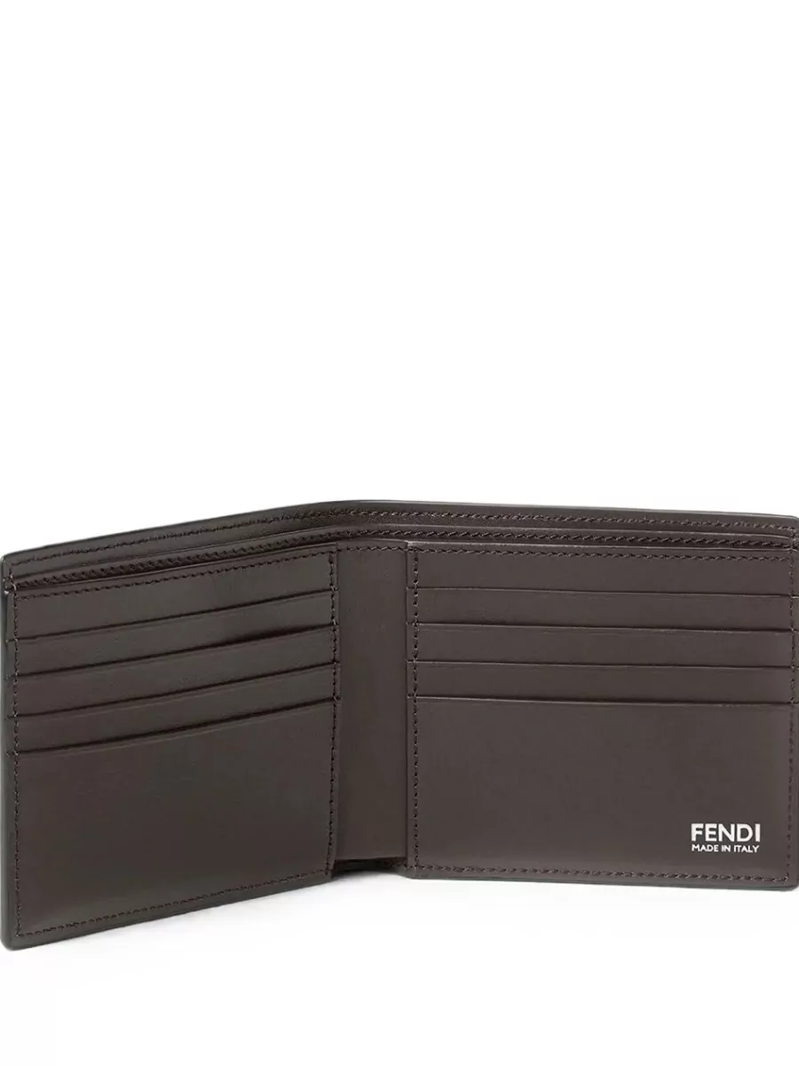 Fendi Calf Leather Bicolor Wallet