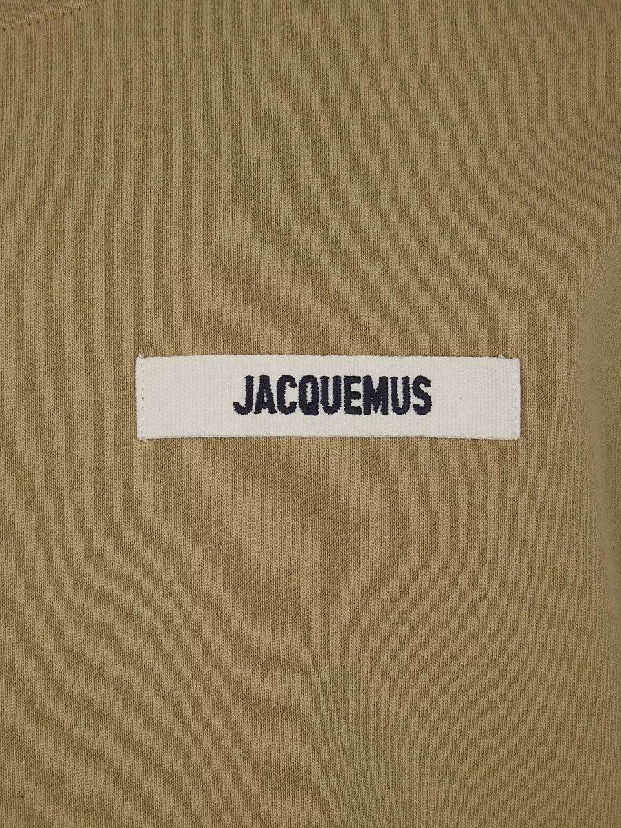 Jacquemus Gros Grain Detail Crew Neck T Shirt