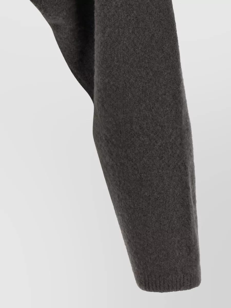 Rick Owens Cashmere Cropped Hoodie