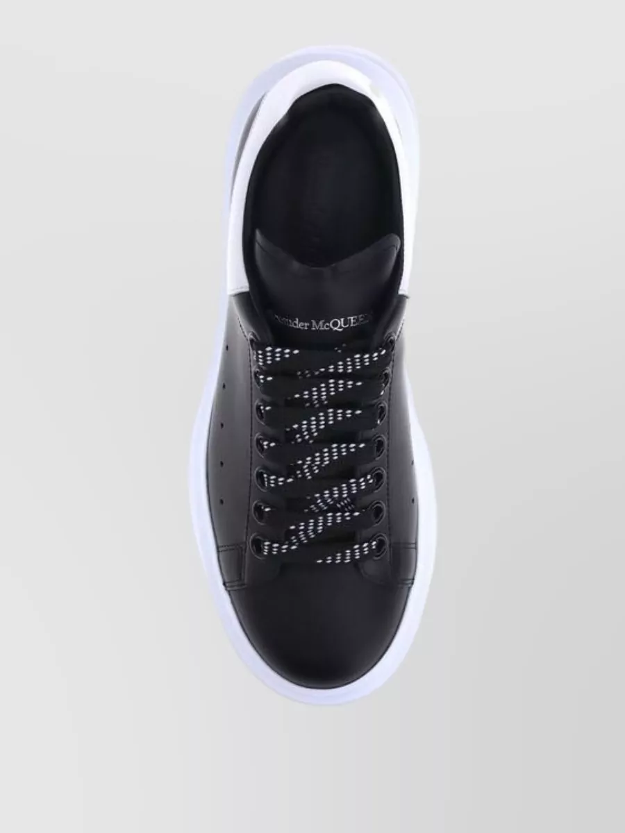 Alexander Mcqueen Leather Low-Top Sneakers