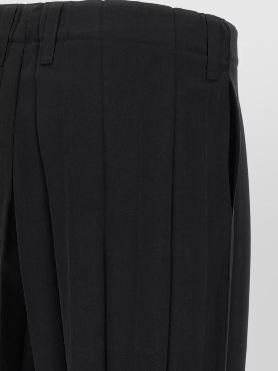 Homme Plisse Issey Miyake Pleated Wide-Leg Trousers