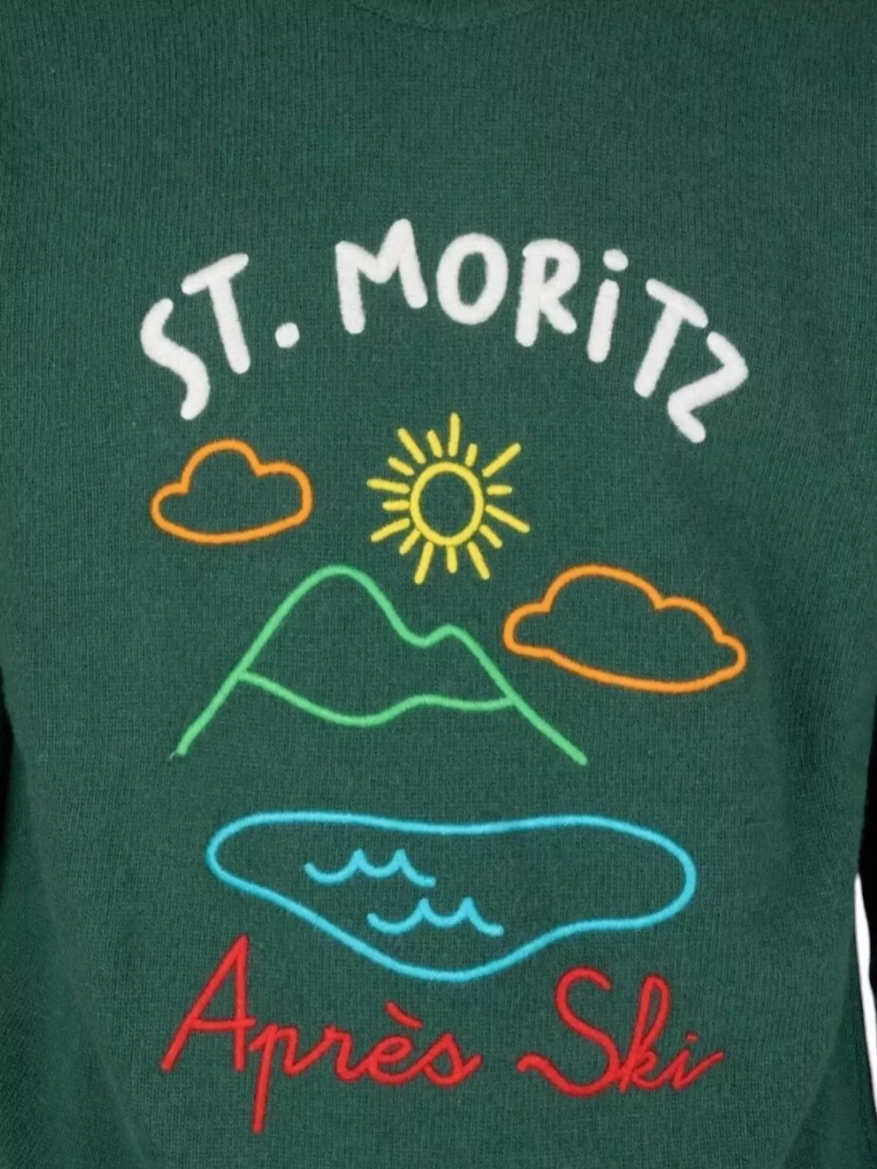 Mc2 Saint Barth Crew Neck Embroidered Design Long Sleeves