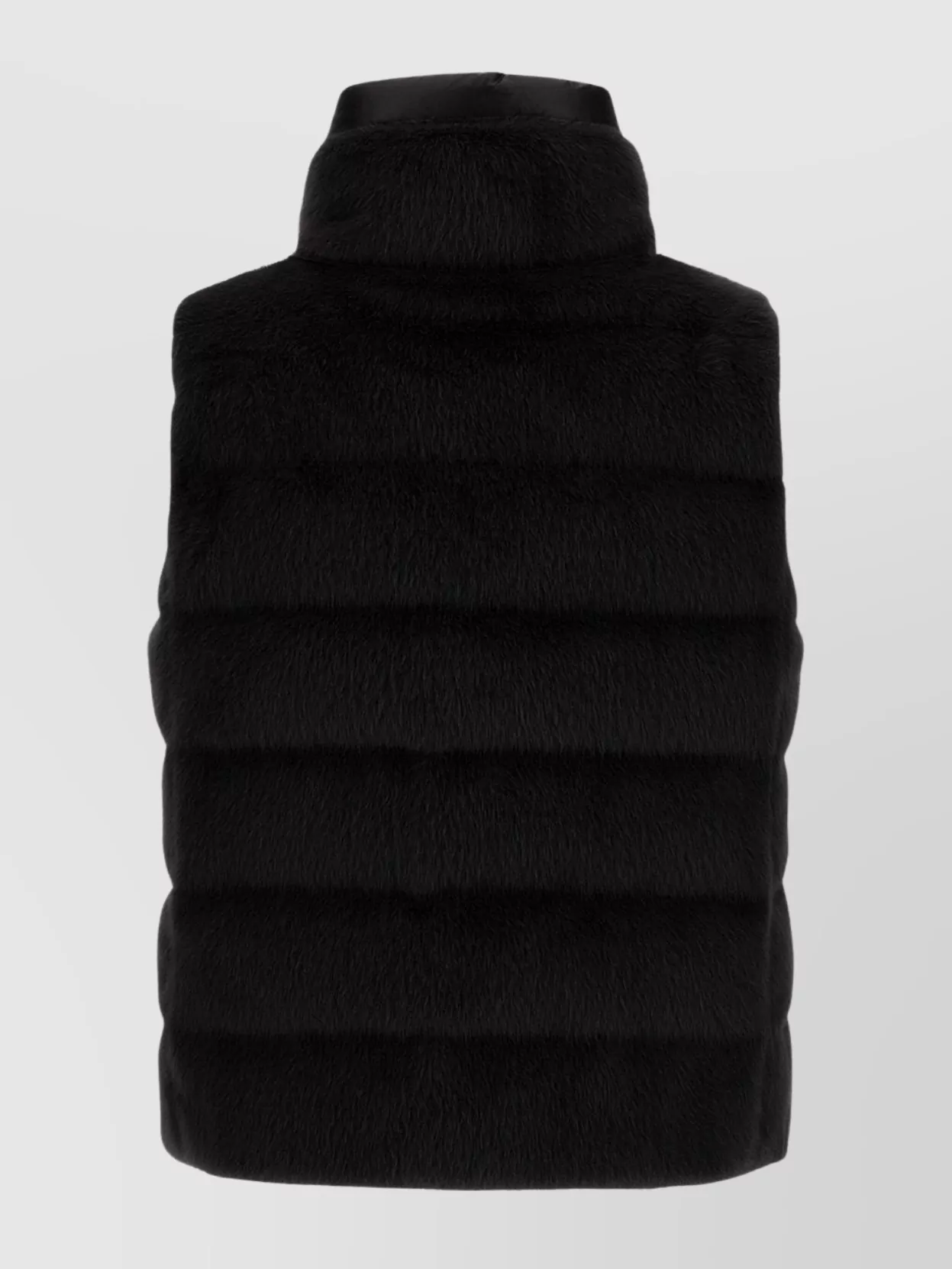 Herno Quilted Gilet With Faux Fur Finish