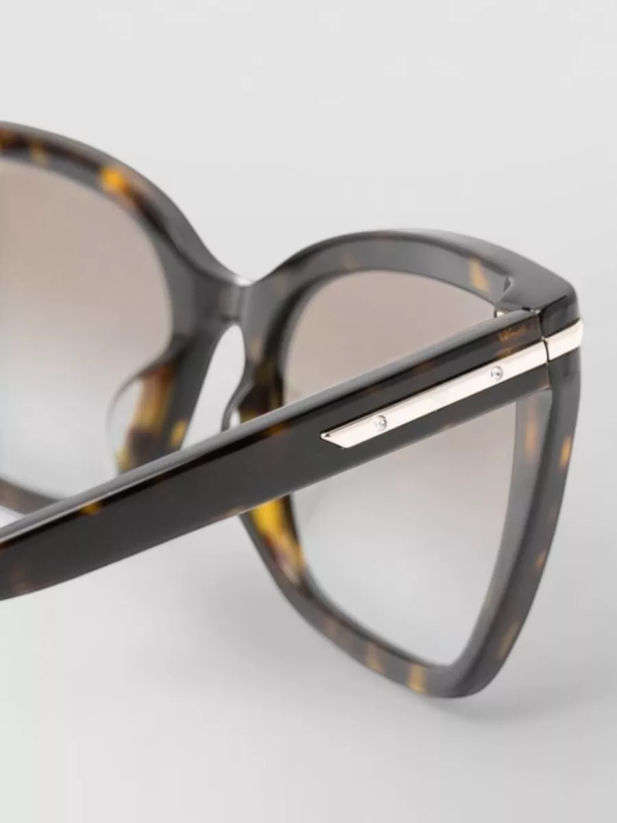 Emporio Armani Geometric Frame Sunglasses