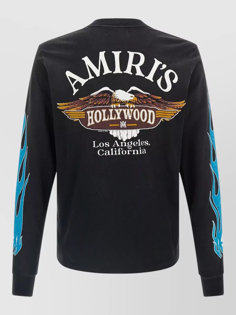 Amiri Cotton Graphic Print Long-Sleeve T-Shirt
