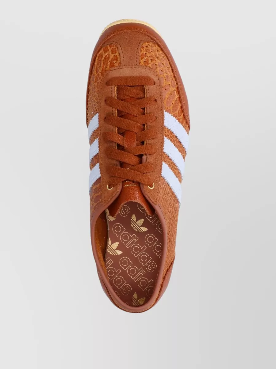 Adidas Leather Low-Top Lace-Up Sneakers