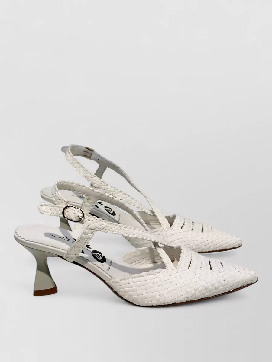 La Rose leather pointed pumps
