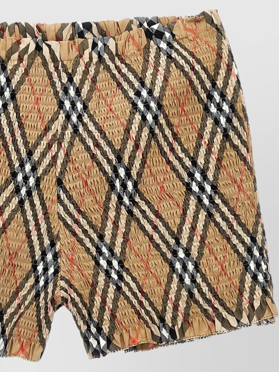Burberry Checked Bermuda Shorts
