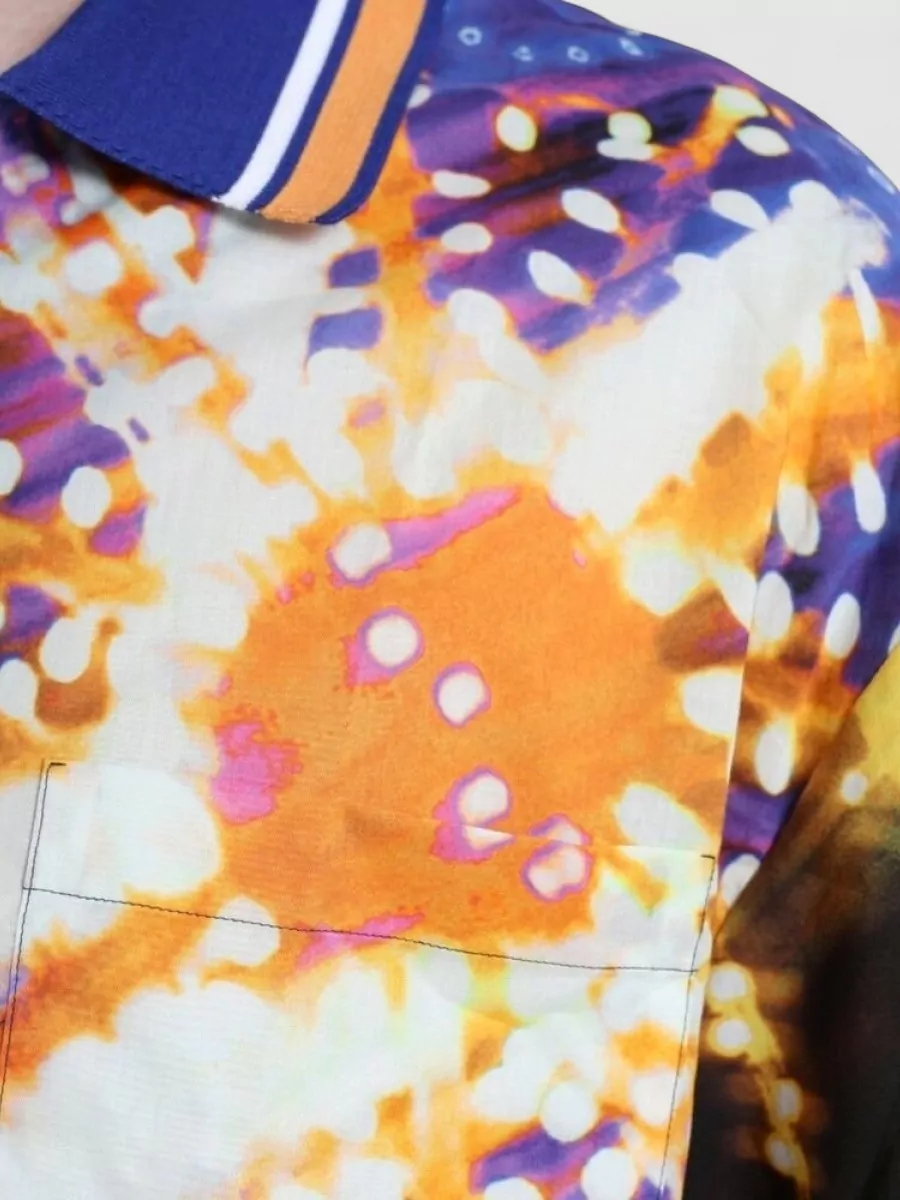 Dolce&Gabbana Printed Cotton Polo Shirt